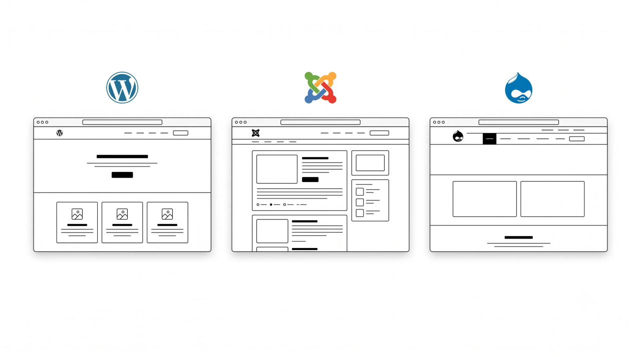 WordPress, Joomla vai Drupal - kas ir labāks? 1