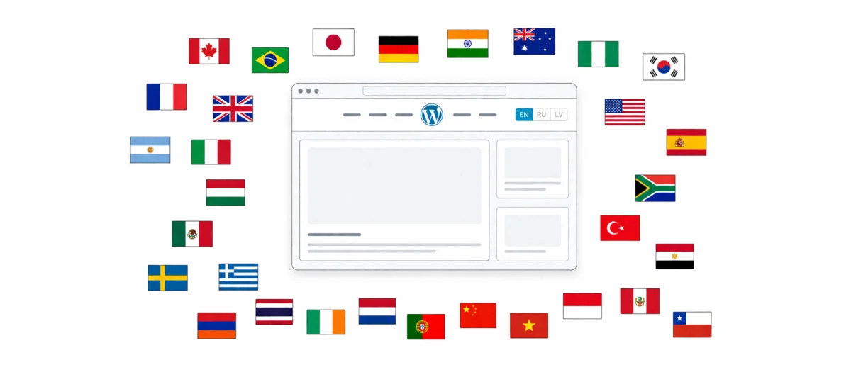 Как создать мультиязычный сайт на WordPress 1