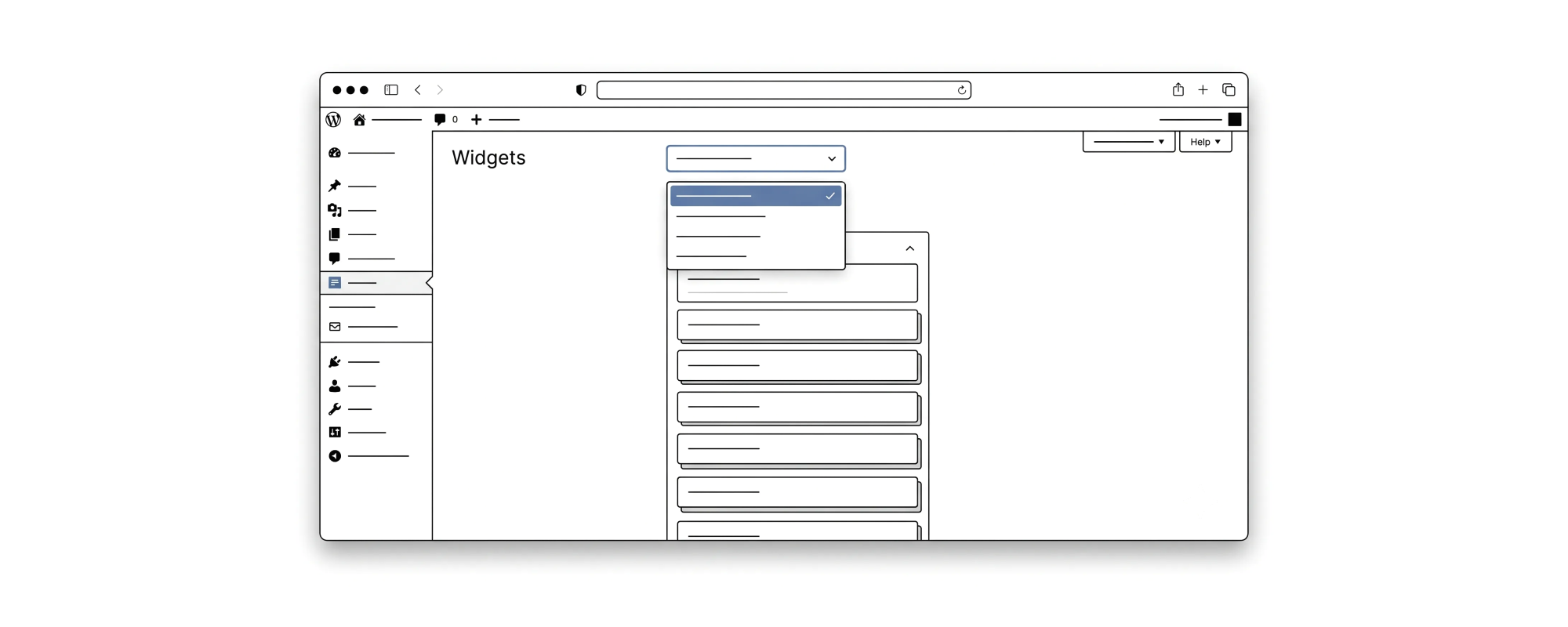 Как исправить управление виджетами в WordPress с Sane Widget Sidebars 79