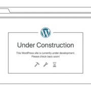 Перенаправление посетителей на временную страницу техобслуживания в WordPress без плагина 4