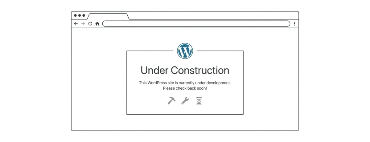 Перенаправление посетителей на временную страницу техобслуживания в WordPress без плагина 1