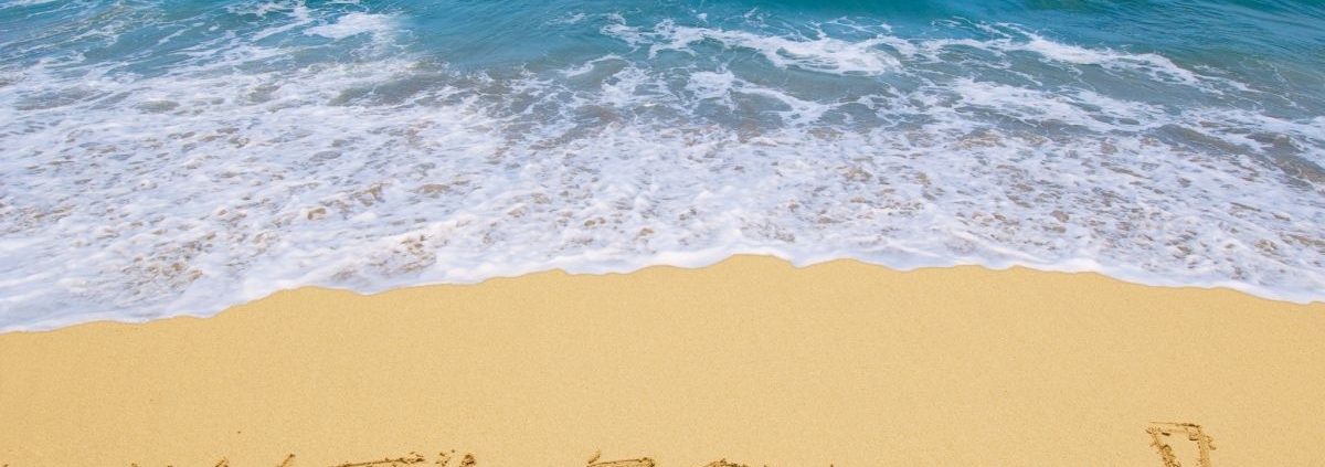 Как убрать приветственную панель из админки WordPress 1 inscription_welcome_sand_sea_resort_waves