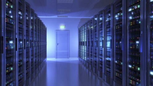 Server room interior