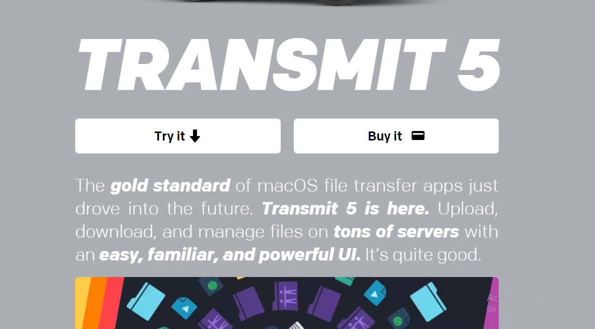 transmit ftp an internal application error has occured