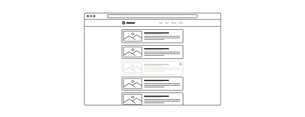 Как спрятать защищенные паролем посты из цикла WordPress 1