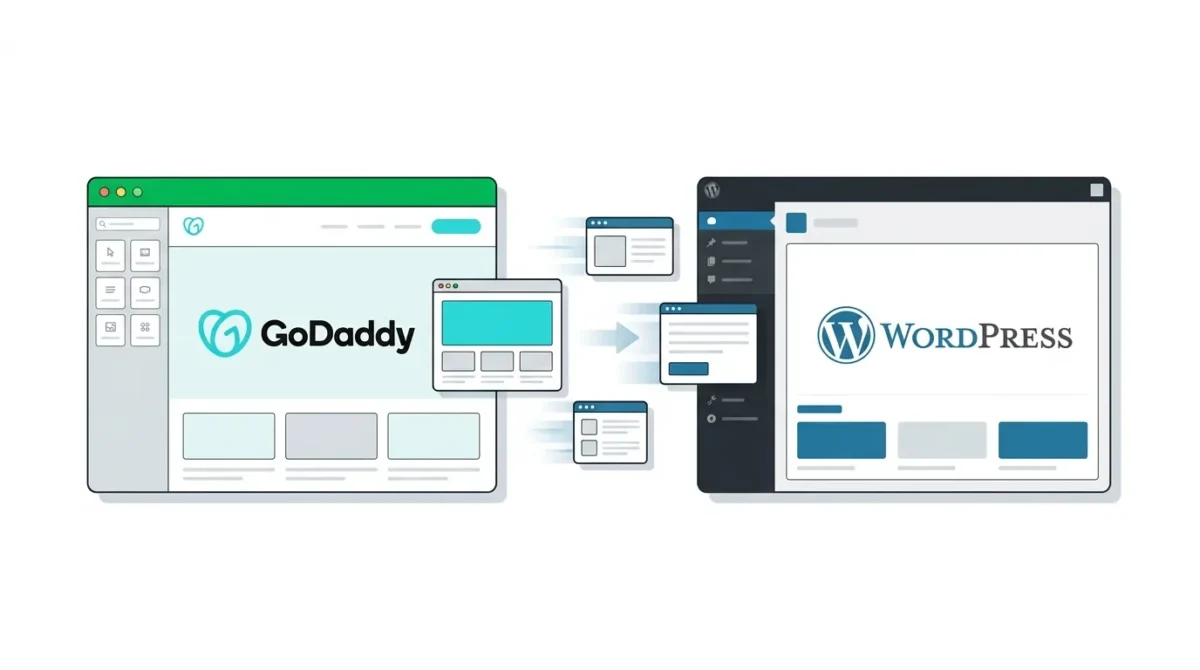 Как переместить сайт, сделанный на GoDaddy на WordPress 50