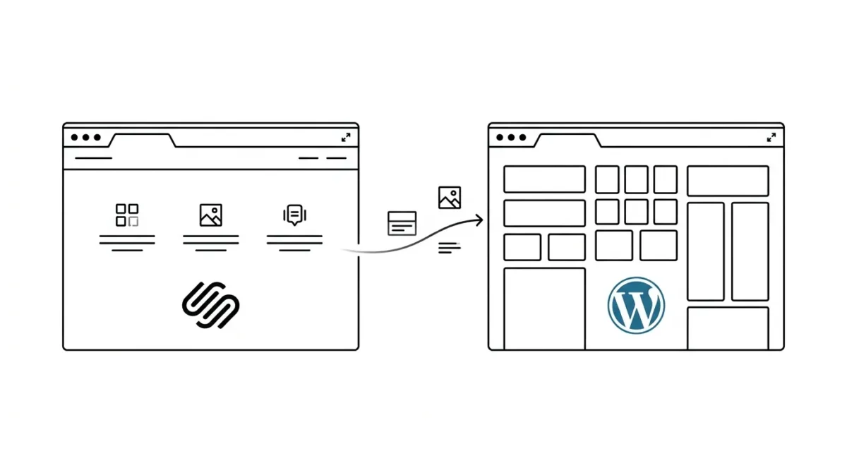 Kā pareizi migrēt no Squarespace uz WordPress 1 Kā pareizi migrēt no Squarespace uz WordPress 1