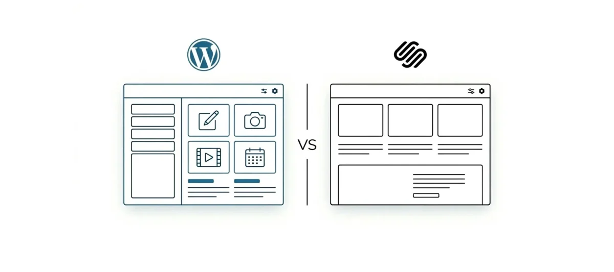 WordPress vai SquareSpace: kurš ir labāks jūsu biznesam? 1