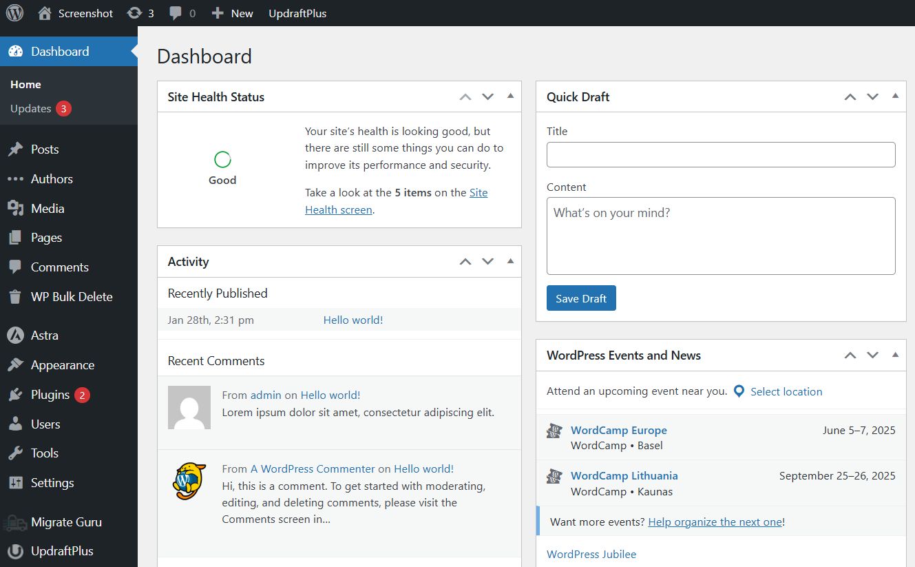 Что такое панель администратора 27