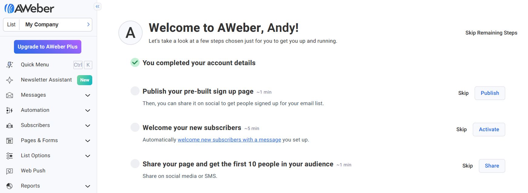 AWeber