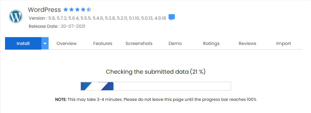 softaclous-wpinstallprogress