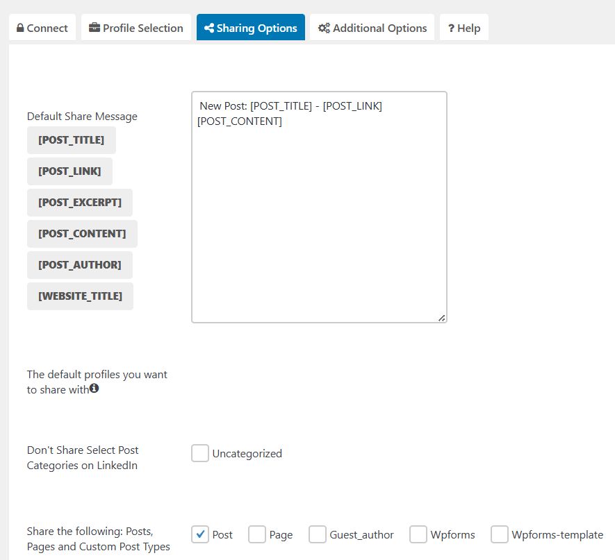 Kā automātiski publicēt WordPress ierakstus LinkedIn 17 WordPress