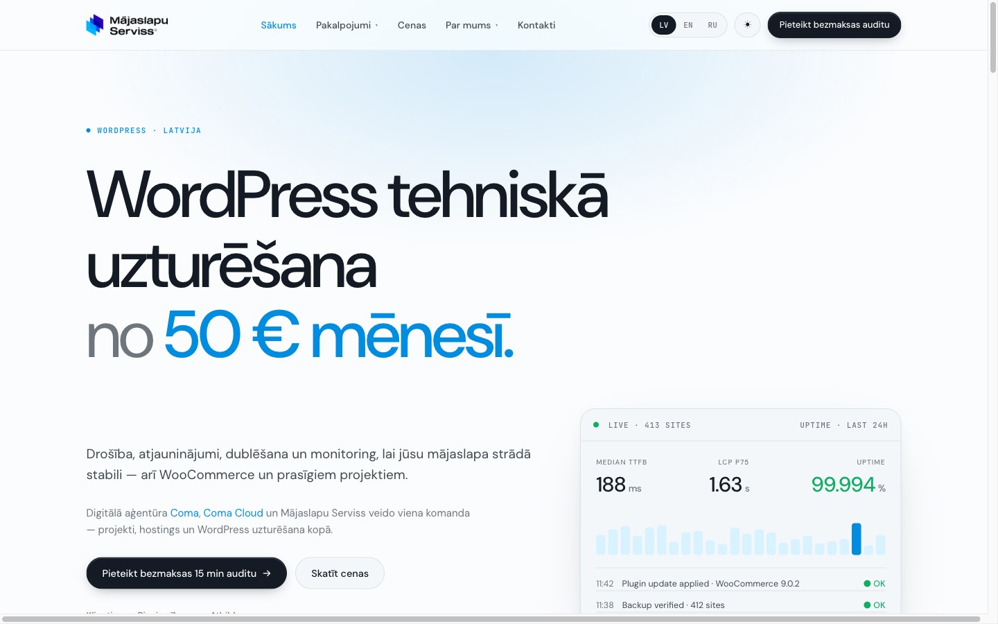 Mājaslapu Serviss